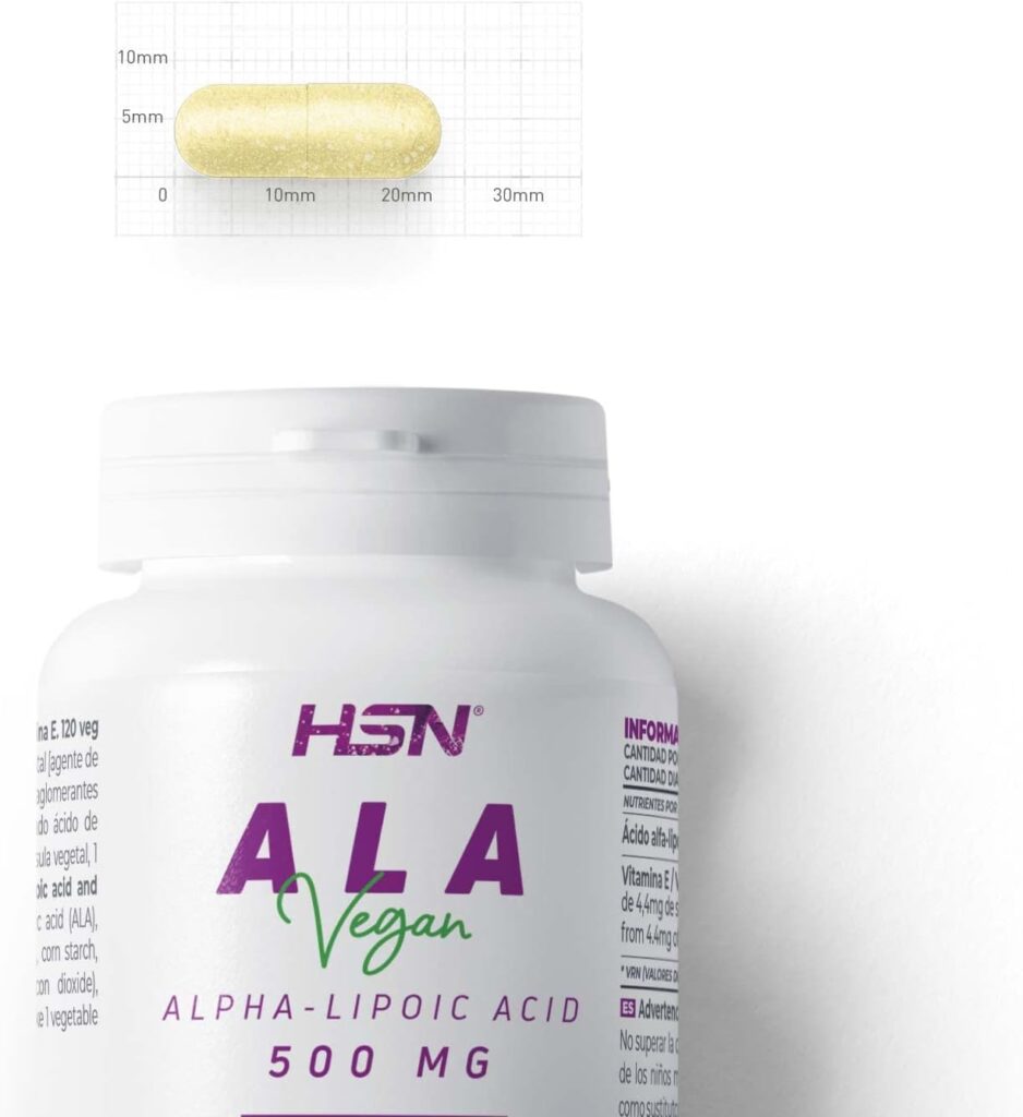 ALA HSN tamaño de capsula 