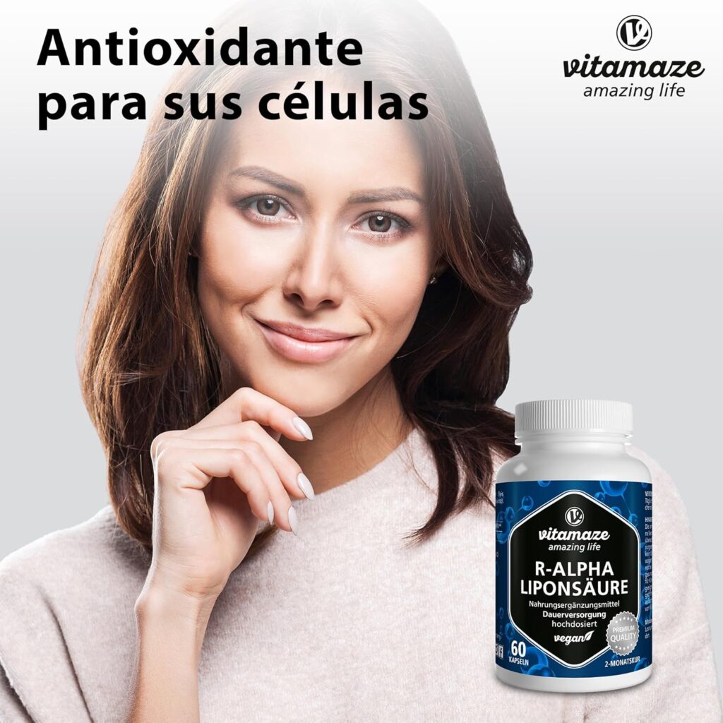 Ácido alfa lipoico Vitamaze antioxidante